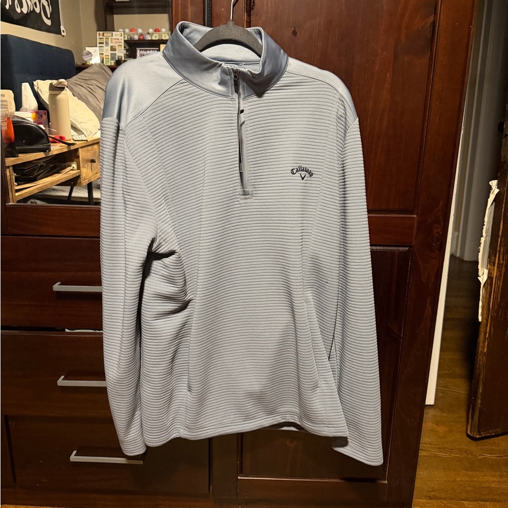 Callaway Light Gray Sun Protection Pullover